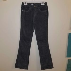 Justice Dark Grey Corduroy Pants